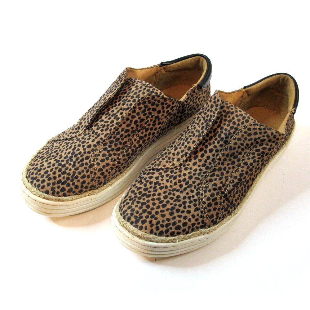 Universal‎ Threads Kalliope Slide Leopard Print Sneakers Women's Size 7.5